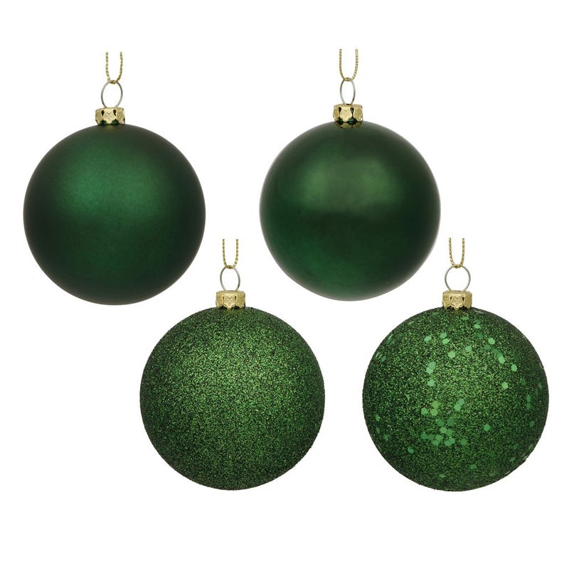 Vickerman 2.75" Emerald 4 Finish Ball Ornament 20 per Box - Image 1